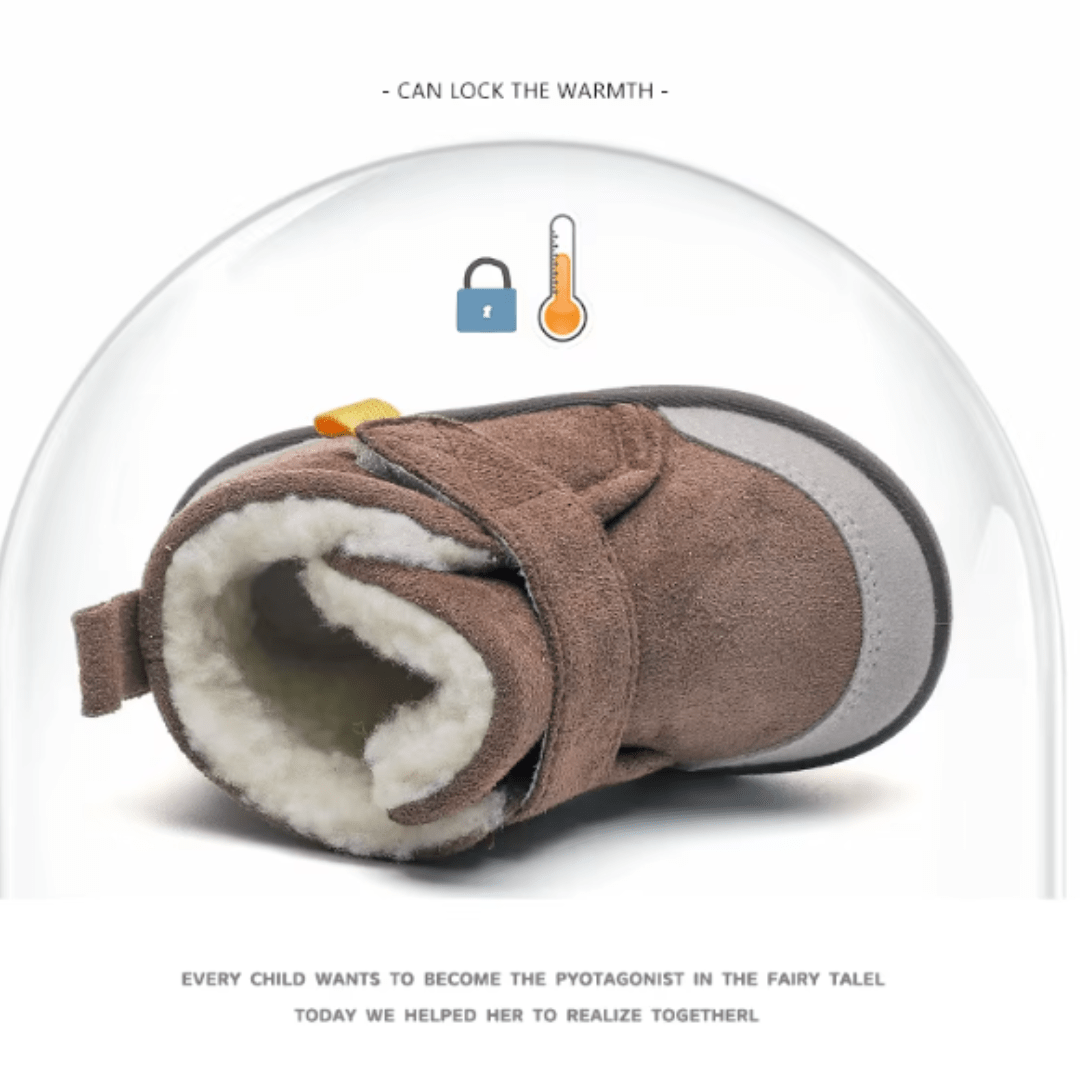 Zilo™ Infant Winter Boots – Plush and Soft Sole Baby Snow Shoes