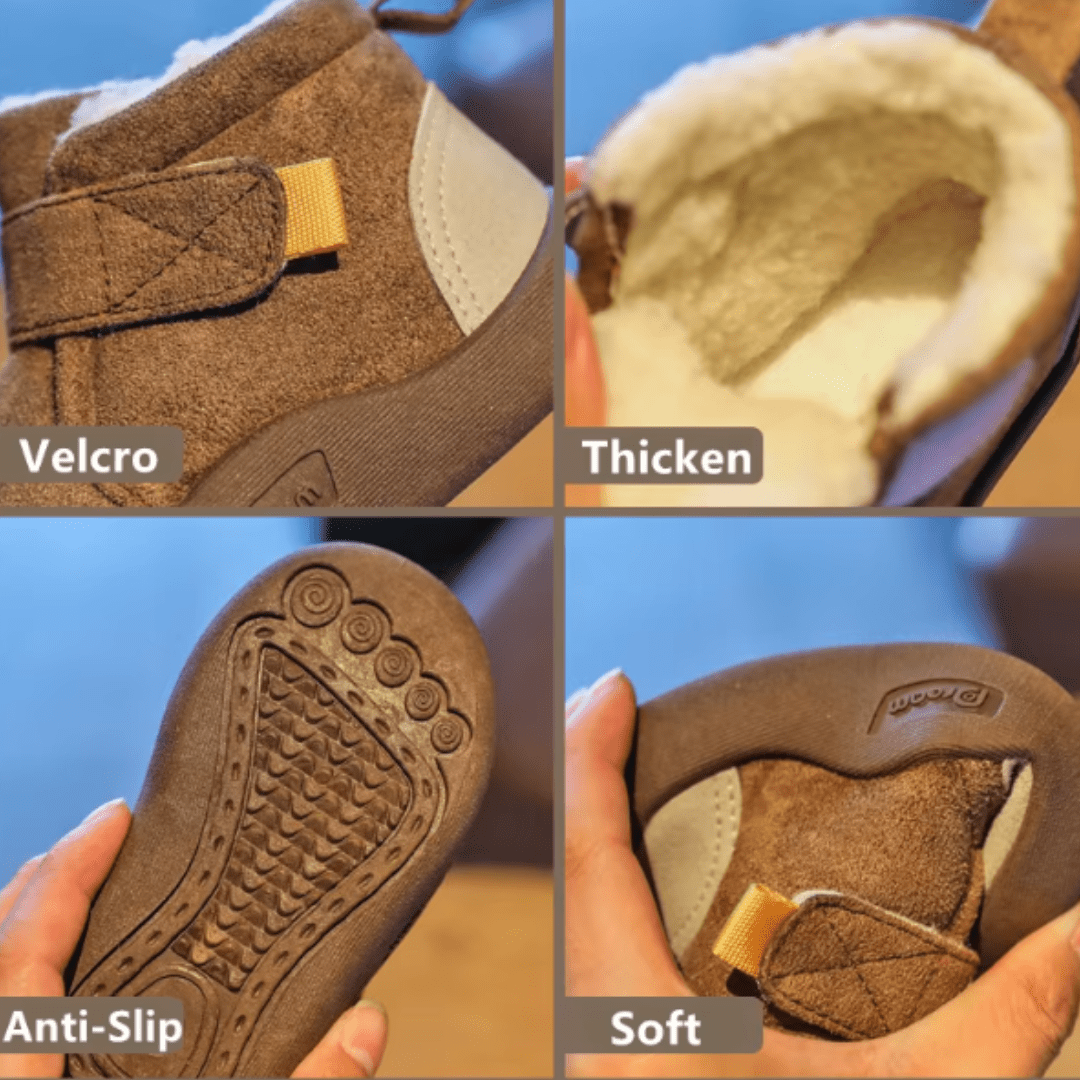 Zilo™ Infant Winter Boots – Plush and Soft Sole Baby Snow Shoes